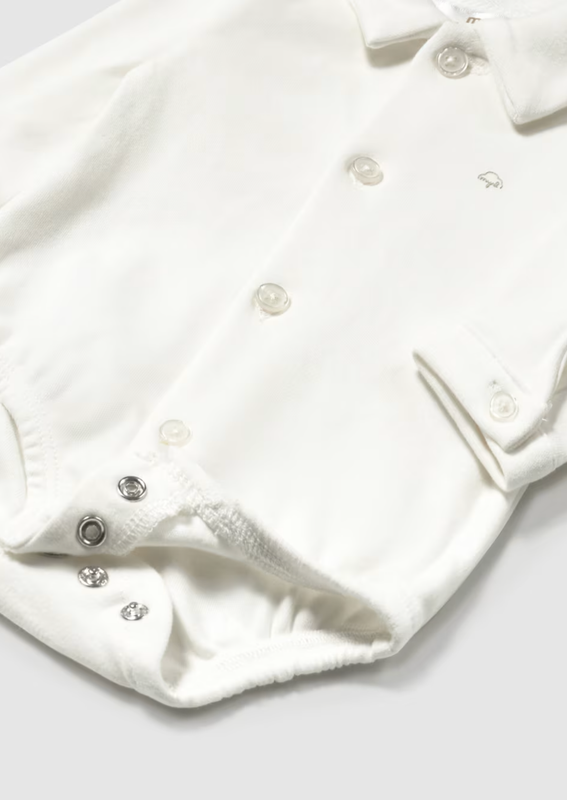 2797 L/S Collared Onesie