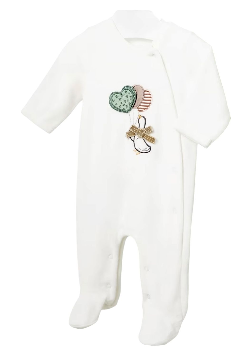 2781 Velour footie