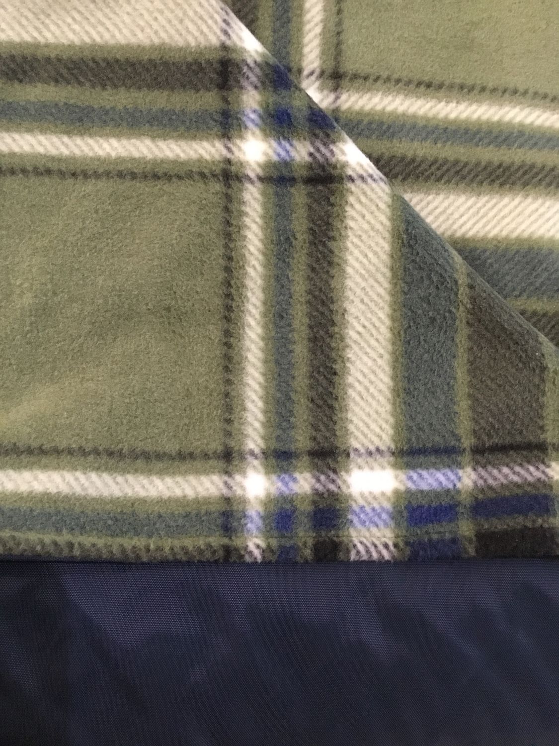 MROB Green Plaid on Navy Family