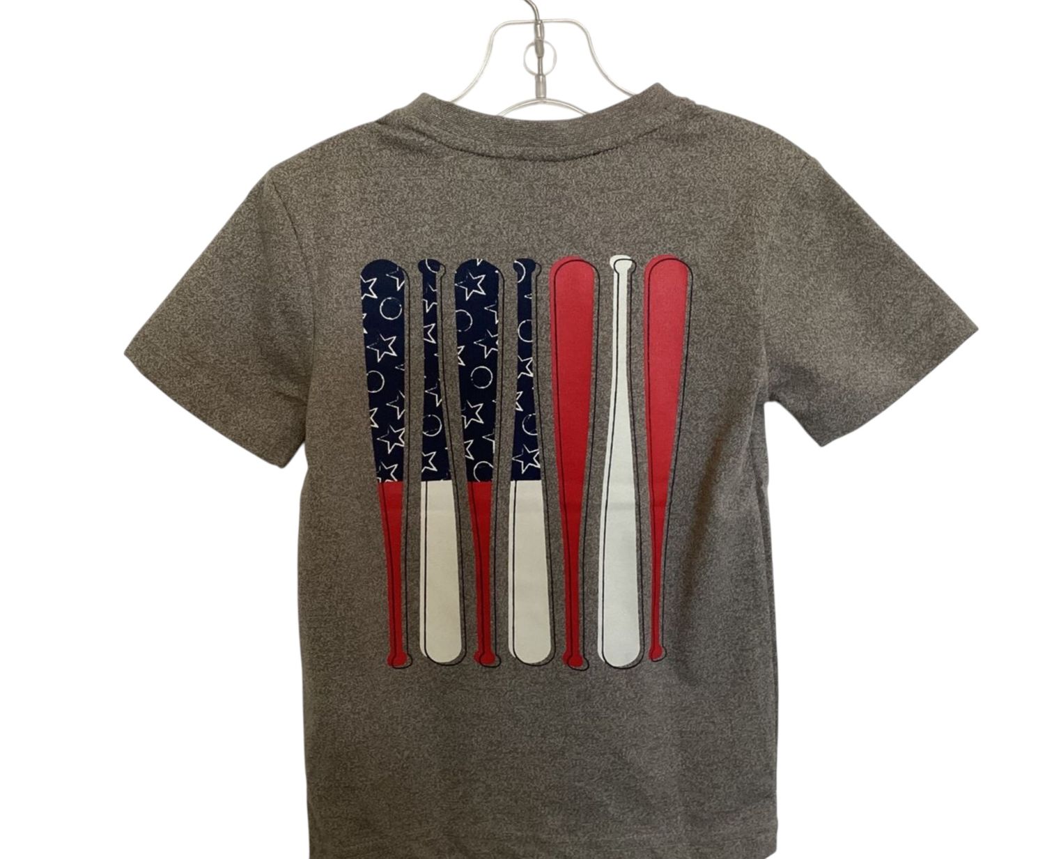Boys Baseball Flag Tee