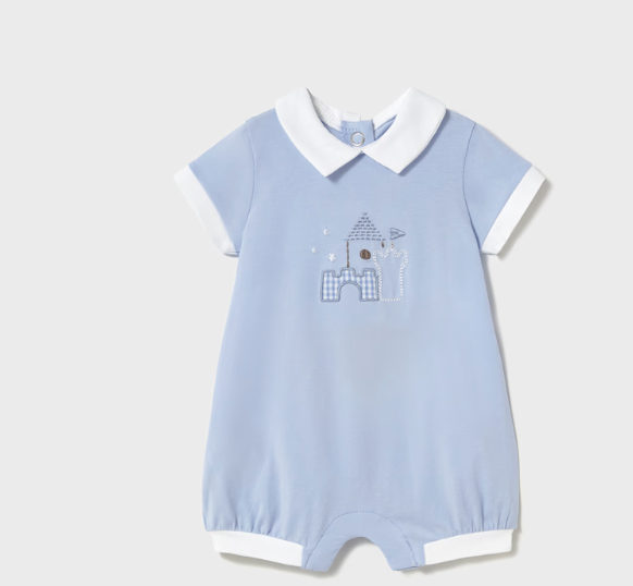 1708 Romper w/ Castle Design