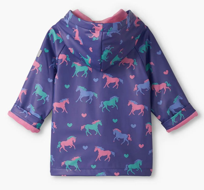 Hearts &amp; Horses Snap Raincoat