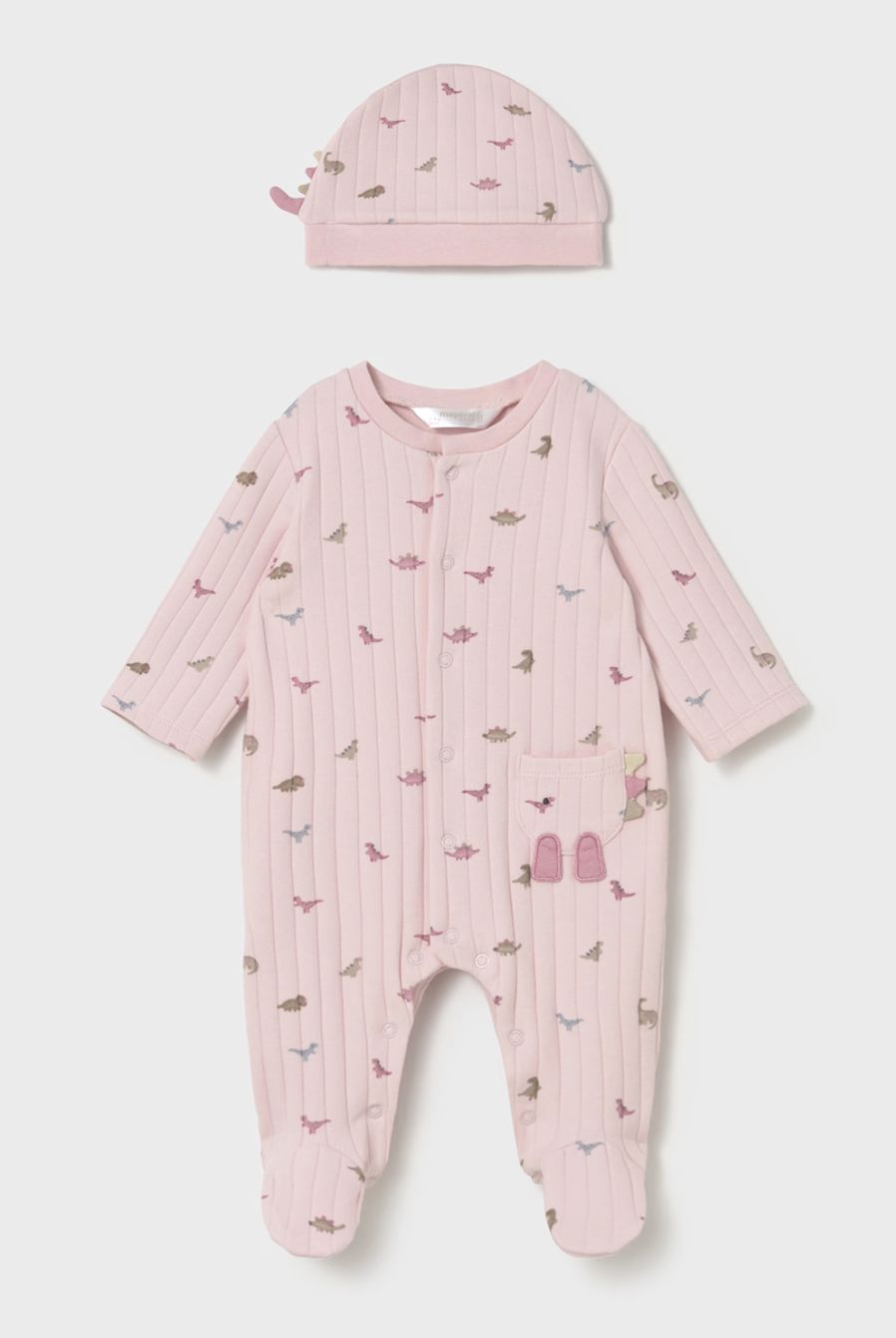 2717 Dino Dungaree &amp; Hat Set