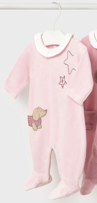 2702 Velour Puppy Onesie