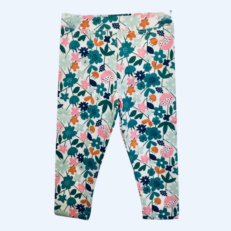 14215 Printed Floral Leggings