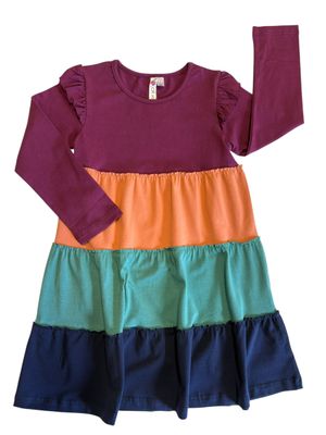 tiered twirl dress