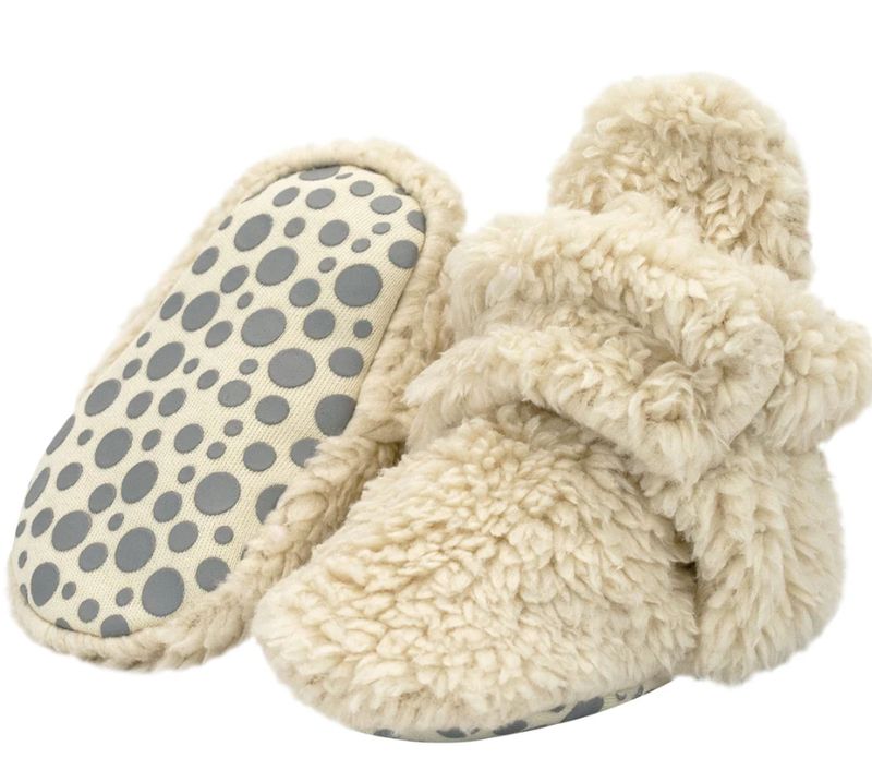 Furry Gripper Bootie