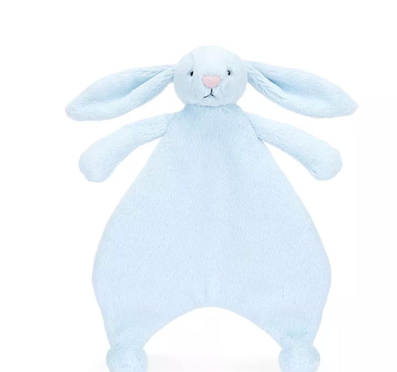 Bashful Blue Bunny Comforter