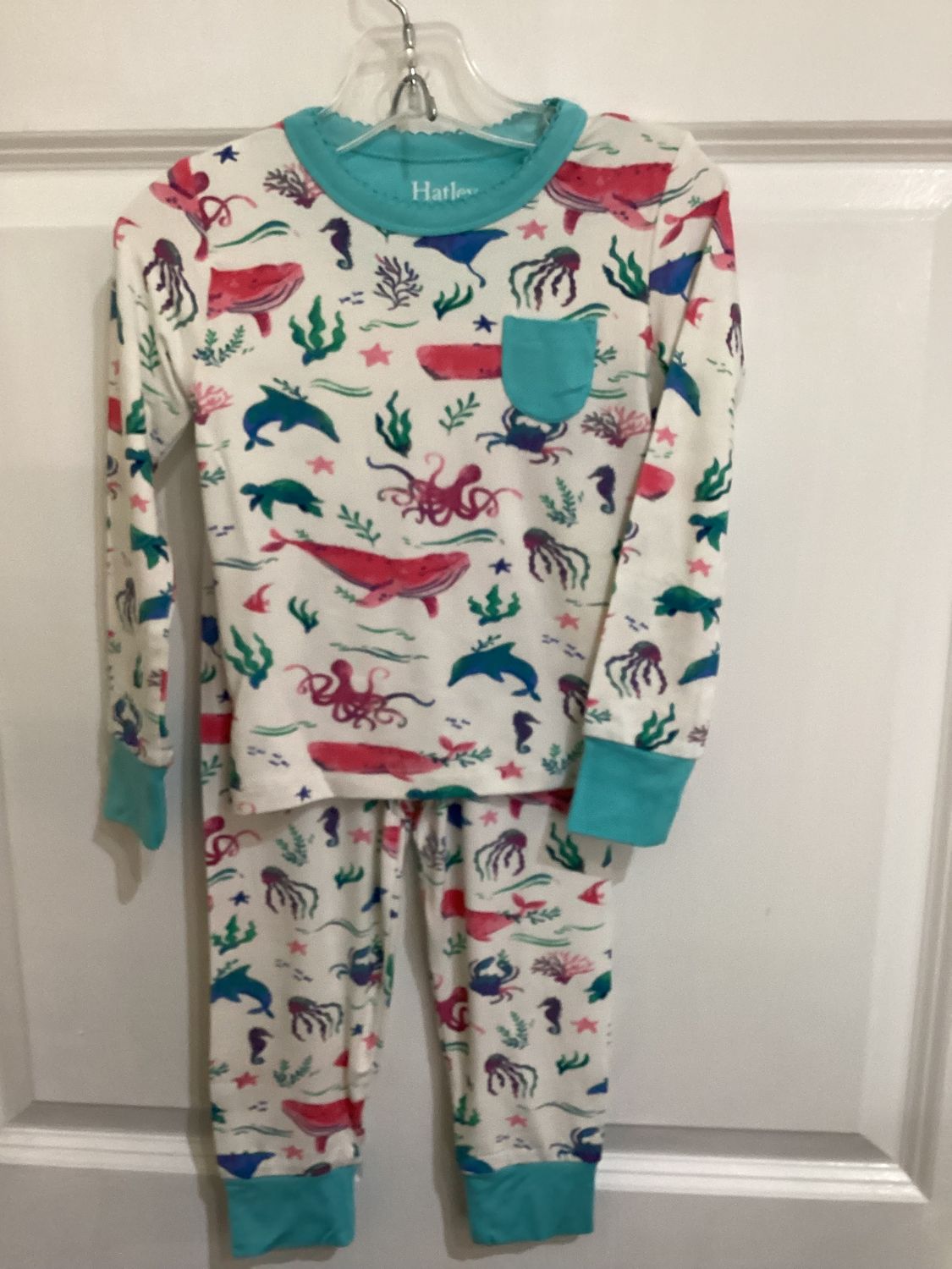 Painted Sealife Bamboo Pajama Set