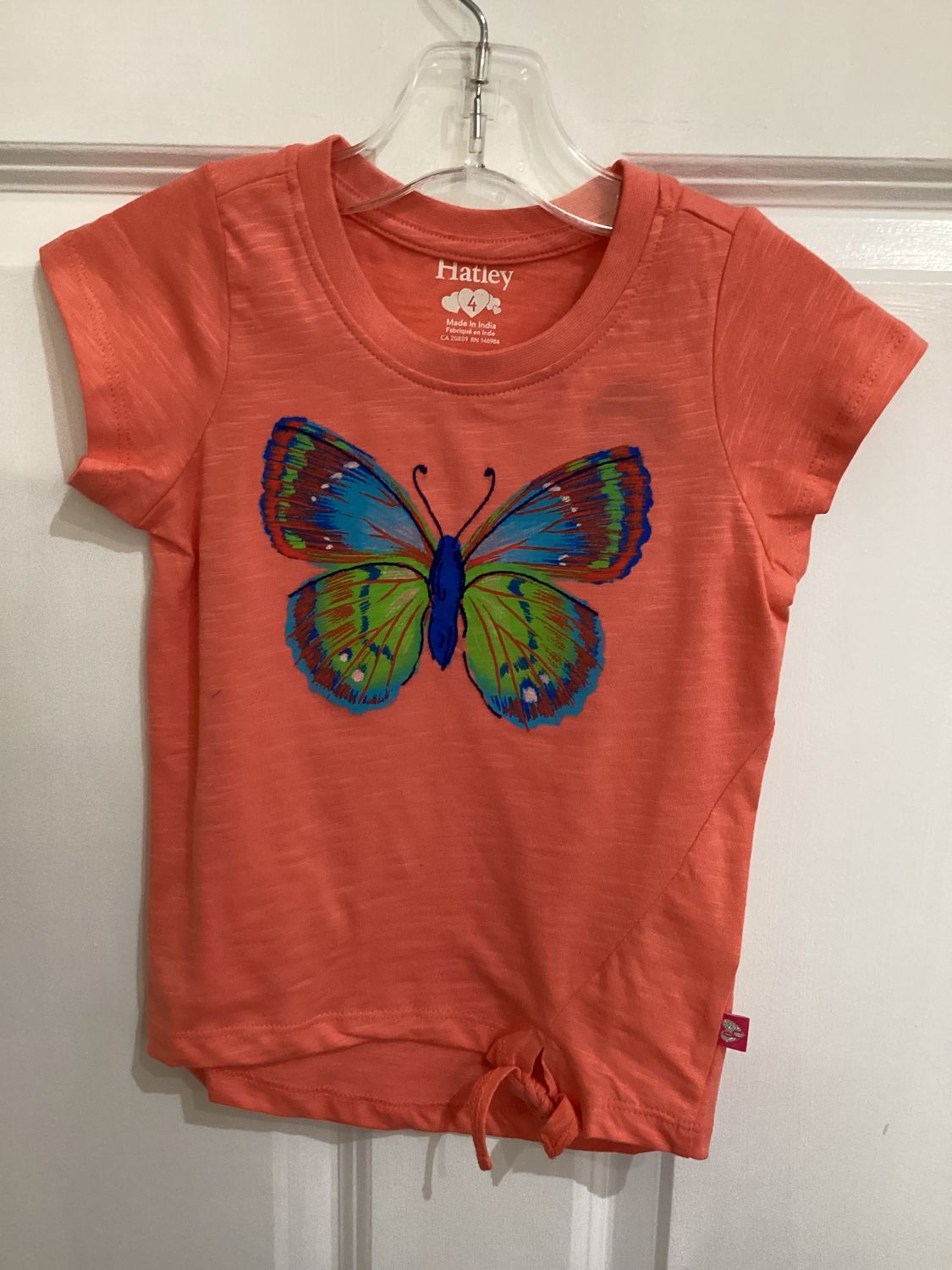 Butterfly Tie Front Tee
