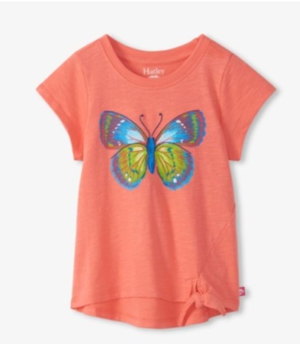 Butterfly Tie Front Tee