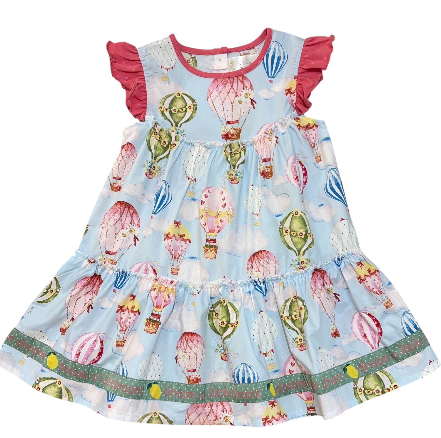 Platinum Balloon Ruffle Tiered Dress