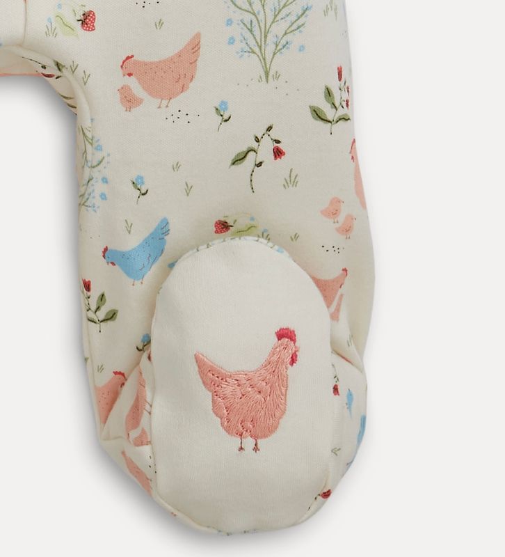 Chicken Tender organic cotton kimono 3 piece set