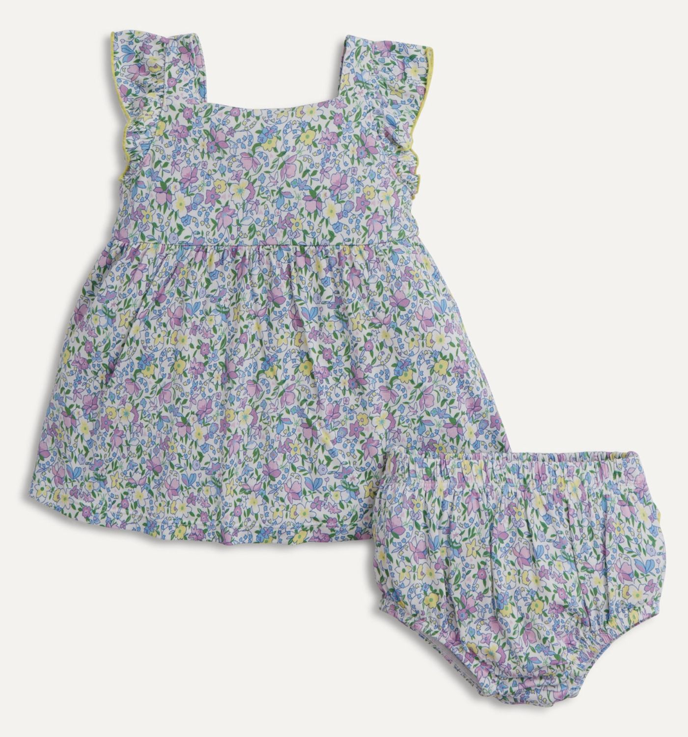 Lavinia Modal ruffle sleeve dress set