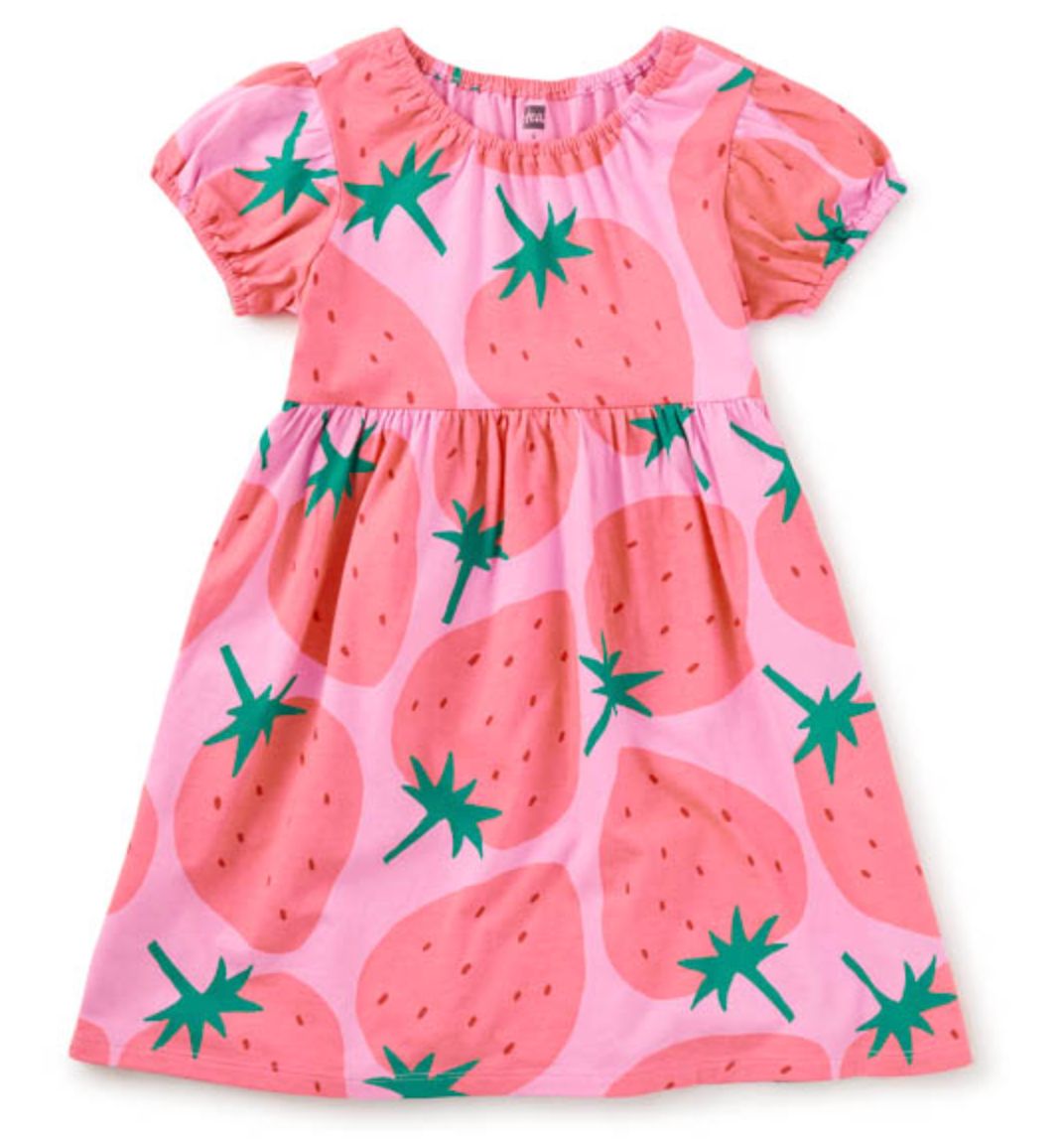 Tea Collection Puff Sleeve Empire Dress