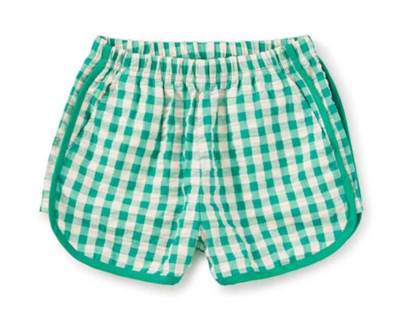 Woven dolphin shorts