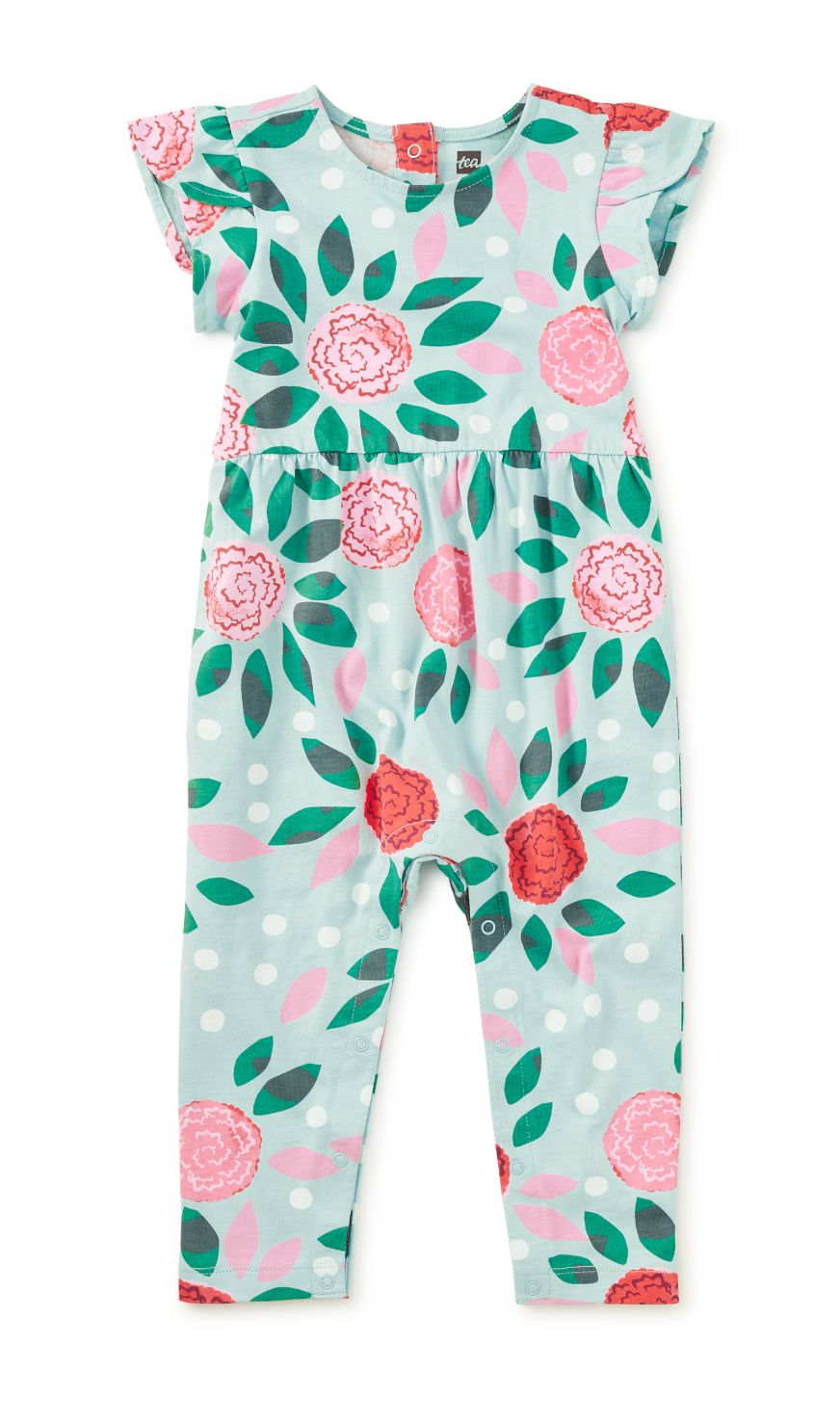 Tulip Sleeve Baby Romper