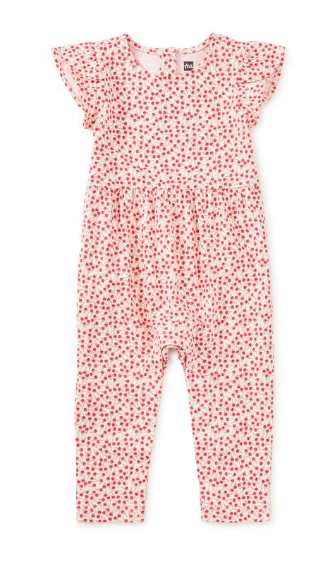 Tulip Sleeve Baby Romper