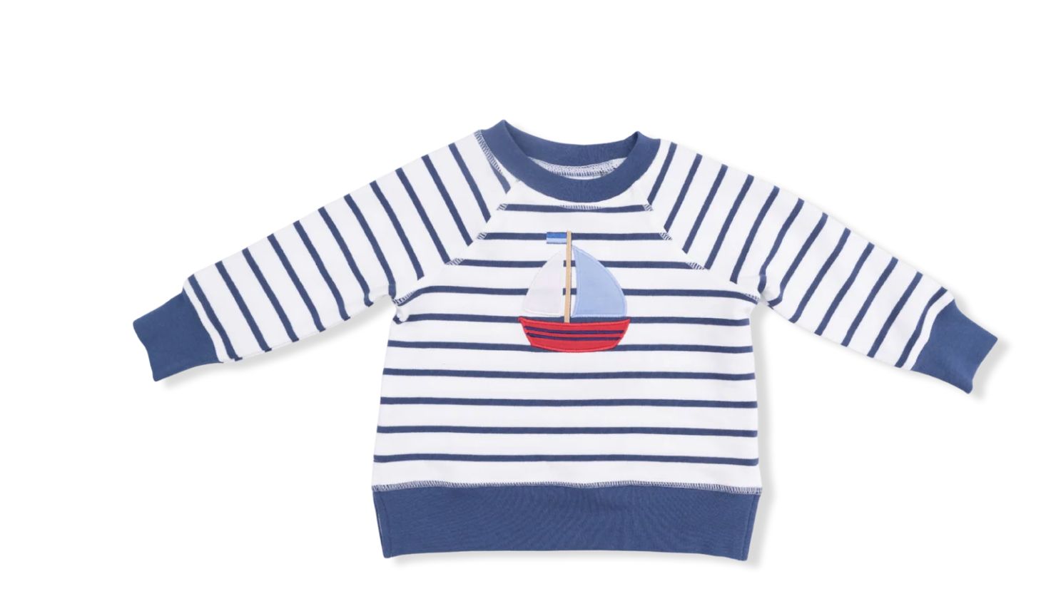 Bubbly Sailboat French Terry Raglan Sweatshirt