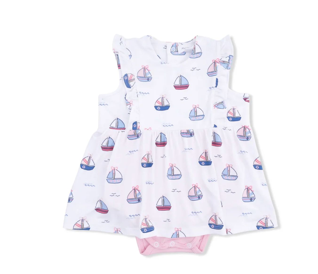 Ruffle Bodysuit Dress