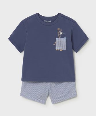 1228 short &amp; s/s tee set