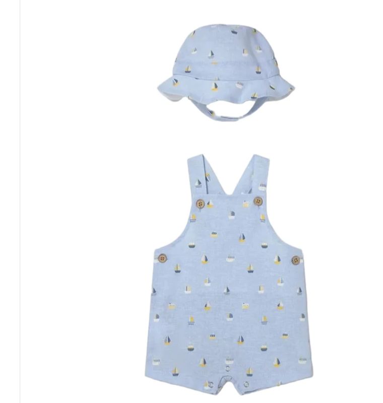 1611 overalls w/hat set