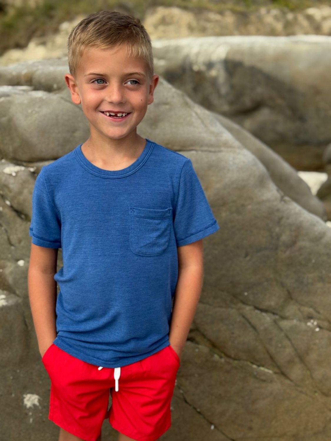 HB1880 Red crew shorts