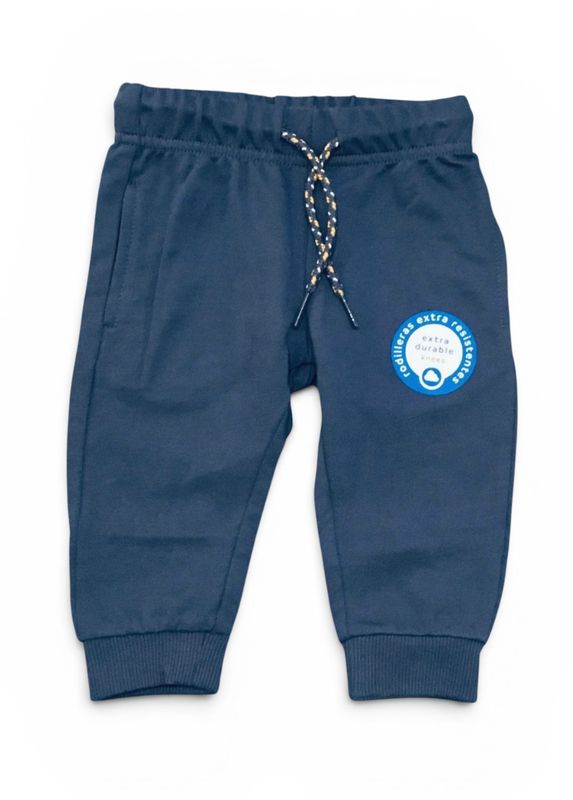 Blue Drawstring Joggers