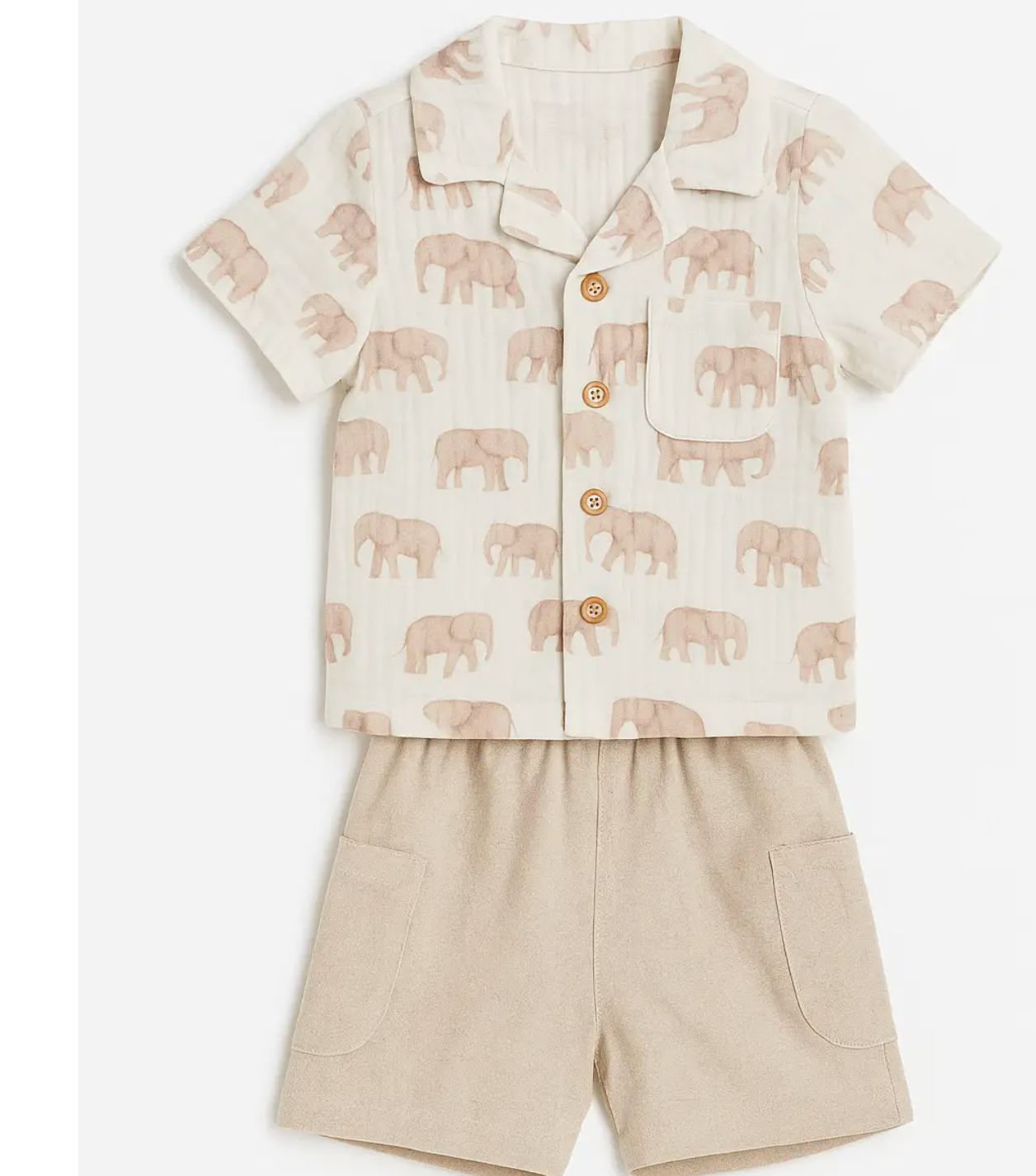 HB808C Reuben 2 Piece Shirt &amp; Short Set