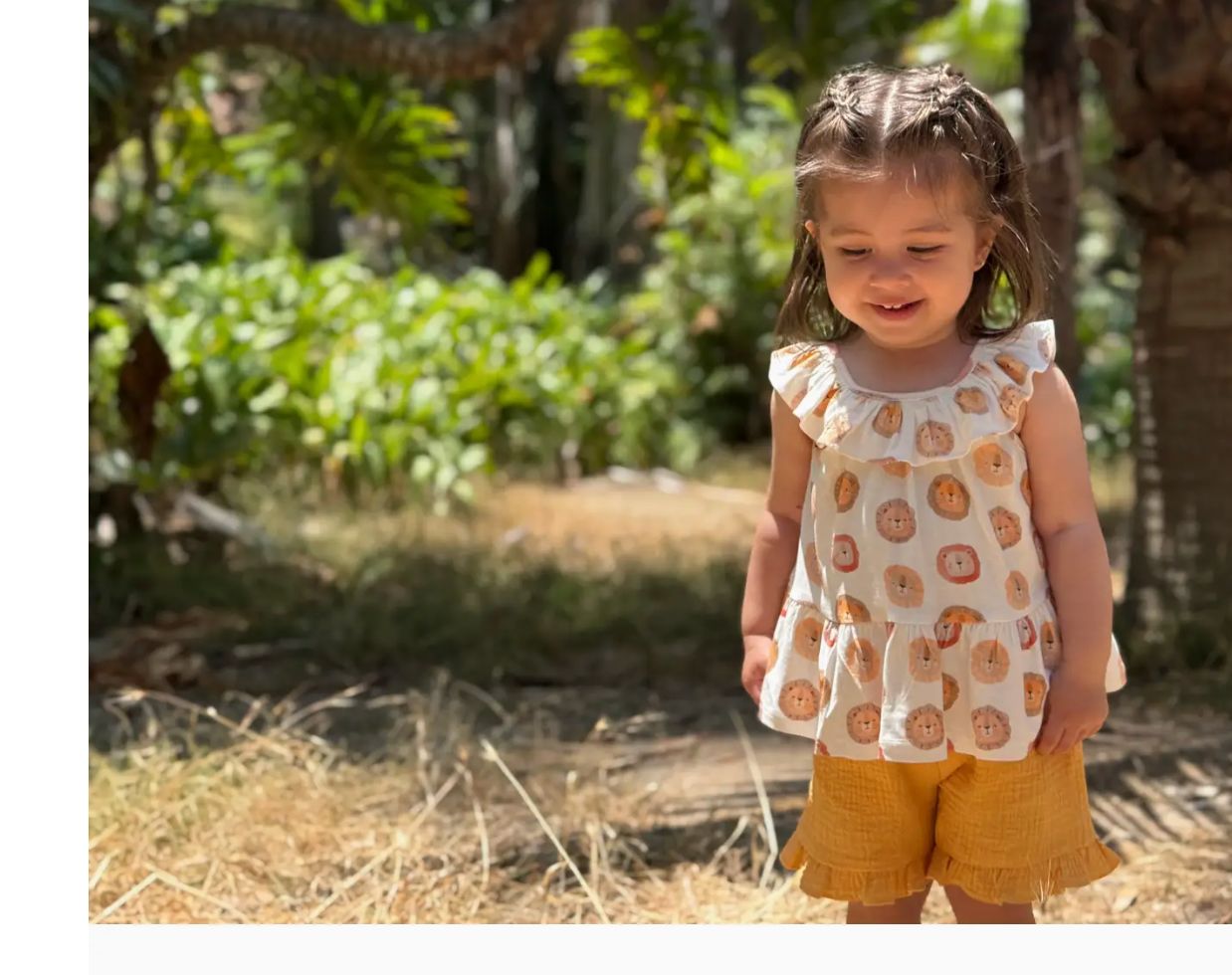 EH831C 2 Piece Shorts &amp; Tank Set Lions