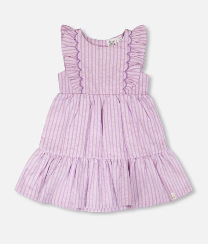 H30E86 Lilac Striped Dress