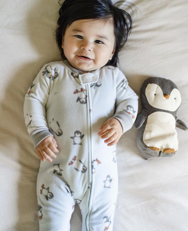 Penguins on Ice Polarbee Fleece Pajamas