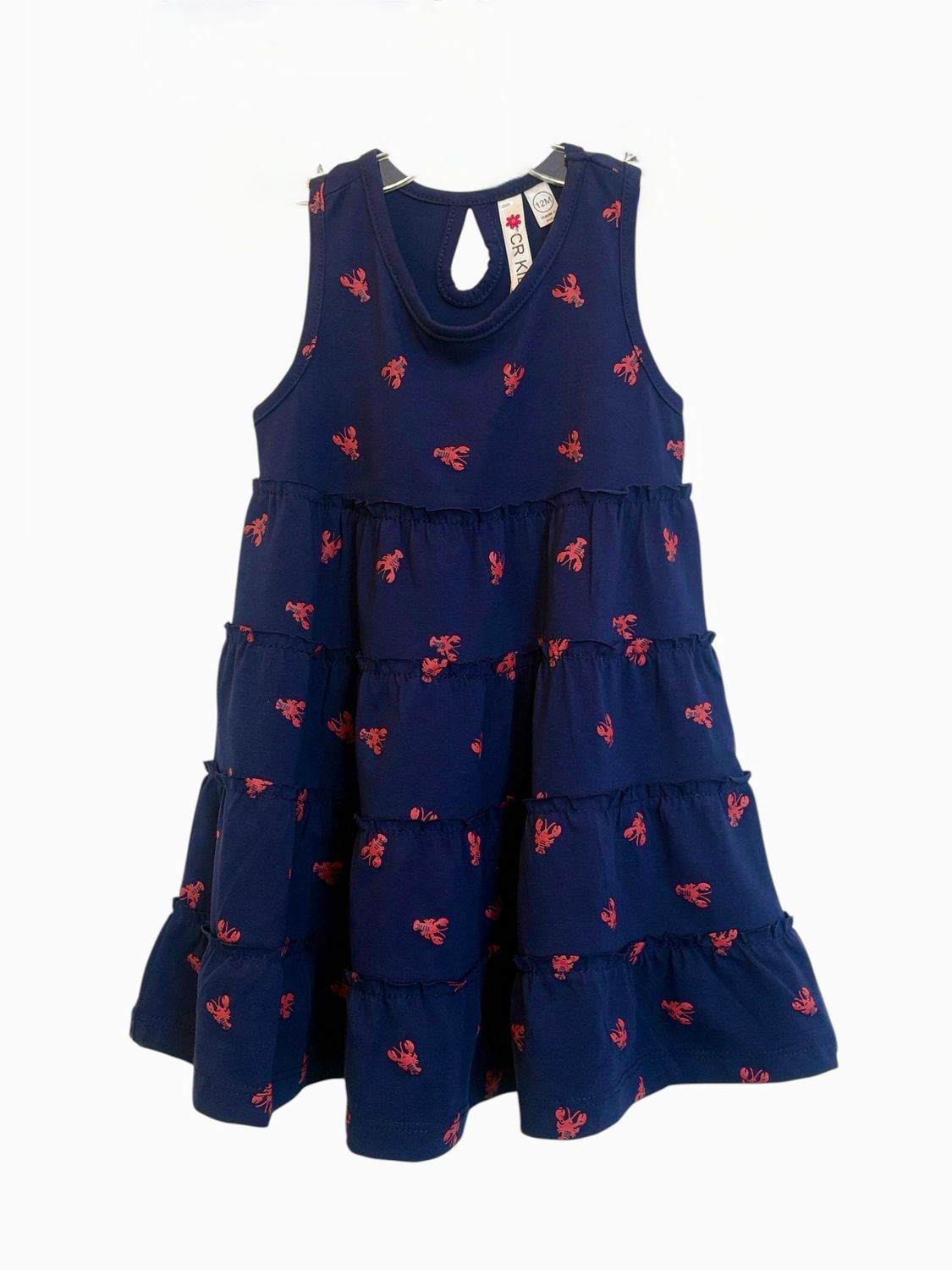 5 tier lobster print twirl dress