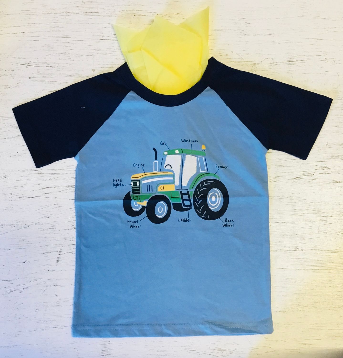 Tractor raglan s/s tee