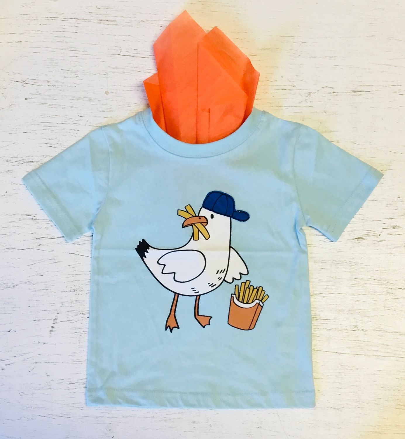 Seagull &amp; fries s/s tee