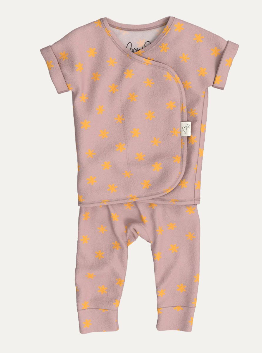 Bonsie footless short sleeve romper 