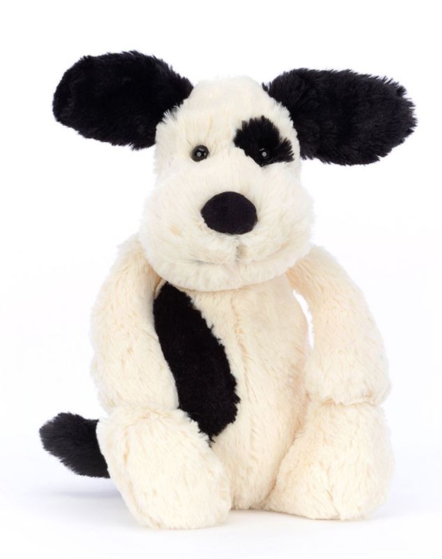 Bashful Rufferty Black &amp; Cream Puppy (medium)