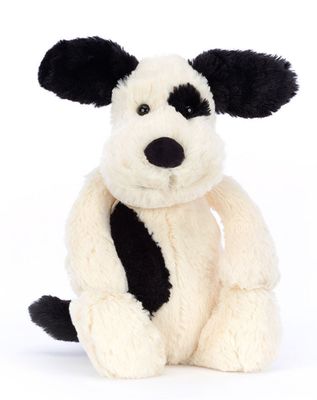 Bashful Rufferty Black &amp; Cream Puppy (medium)