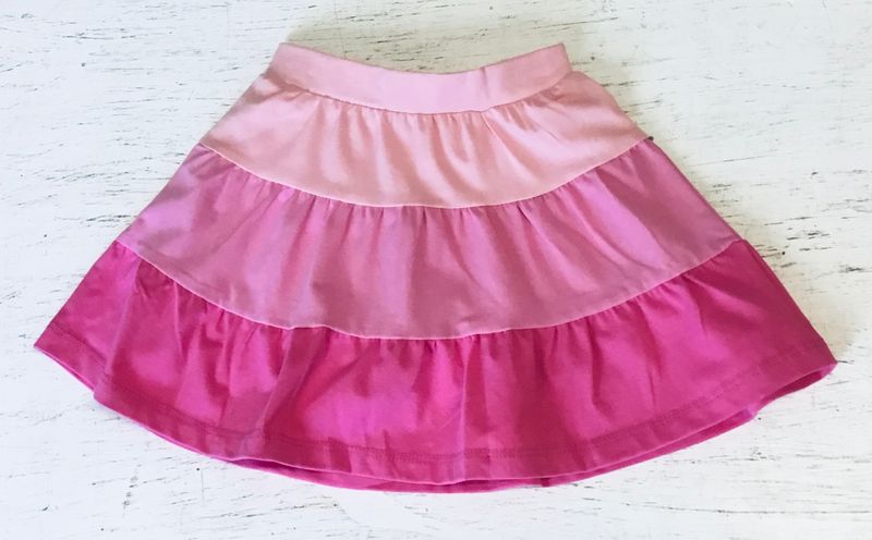 Multi Tier Skort Pink