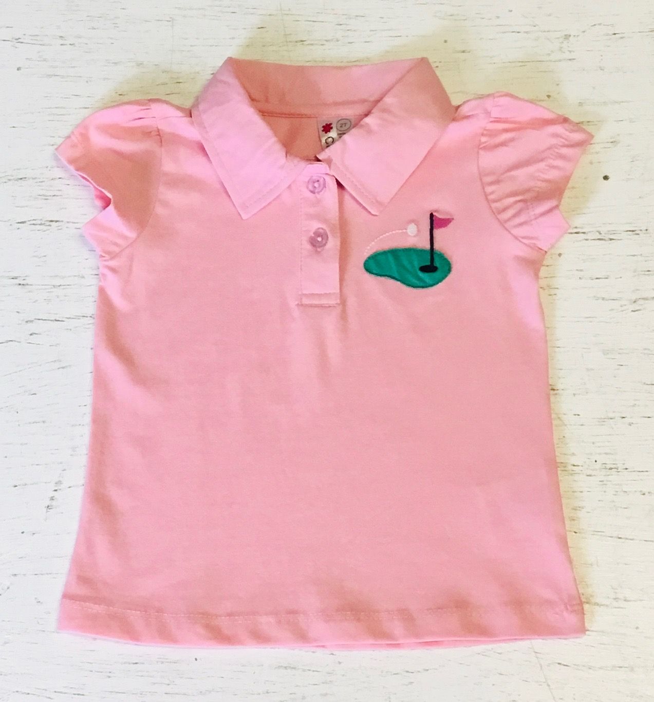 Pink Golf Polo