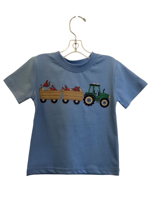 Tractor with lobsters s/s tee