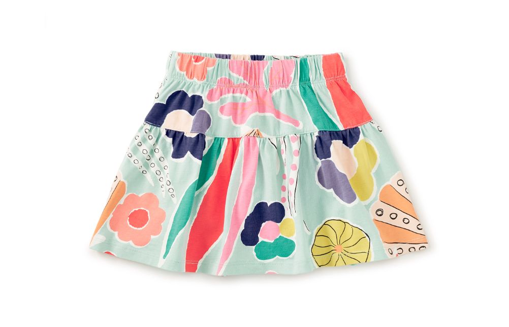 Sea Floral Sport Skort
