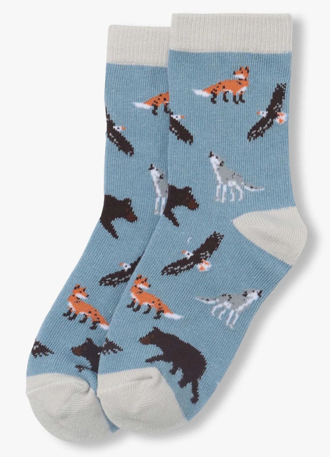 northern wilderness kids crew socks