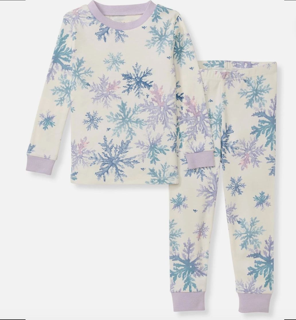 Snowflake Flurries 2 piece pajamas