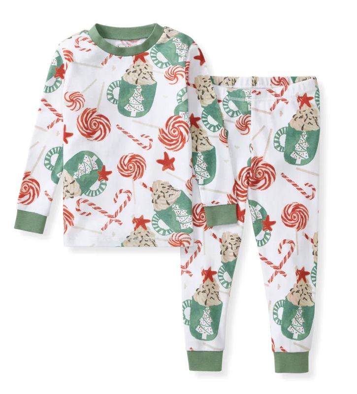 Peppermint Mocha Two-Piece Pajamas