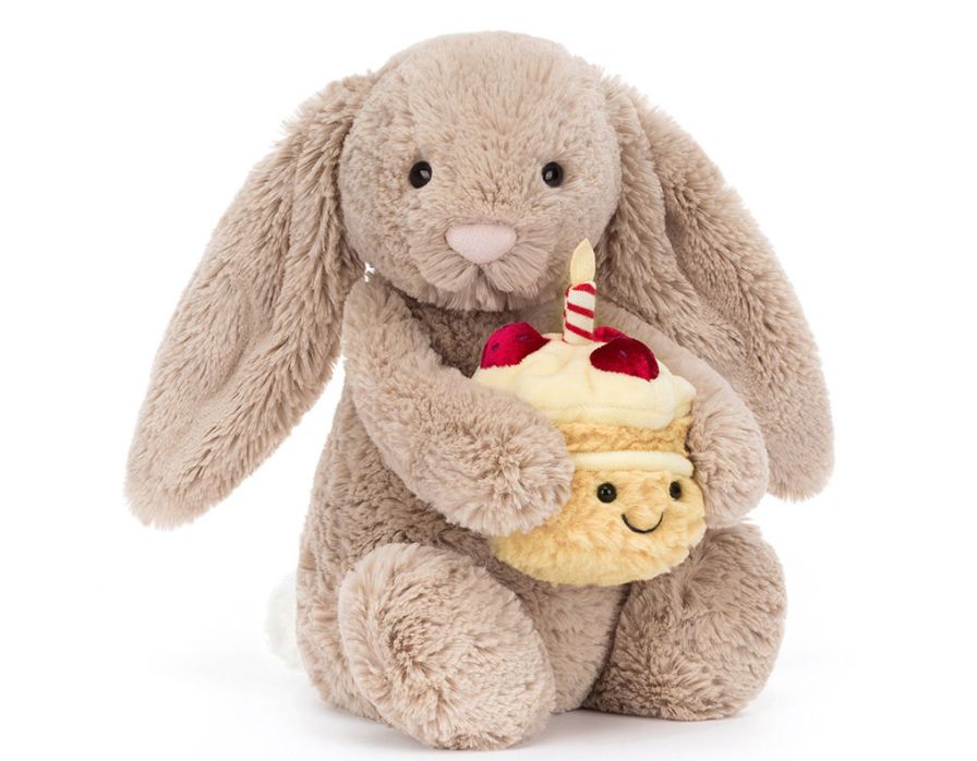 Bashful Beige Bunny Birthday