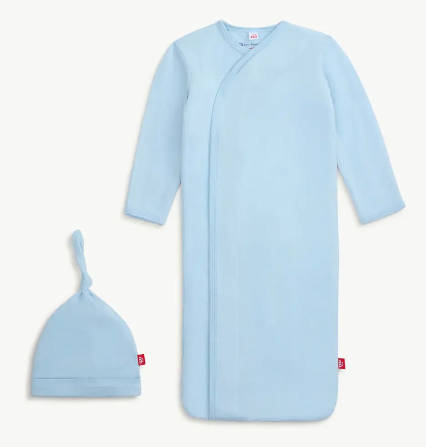 Baby Blue Modal Gown &amp; Hat Set