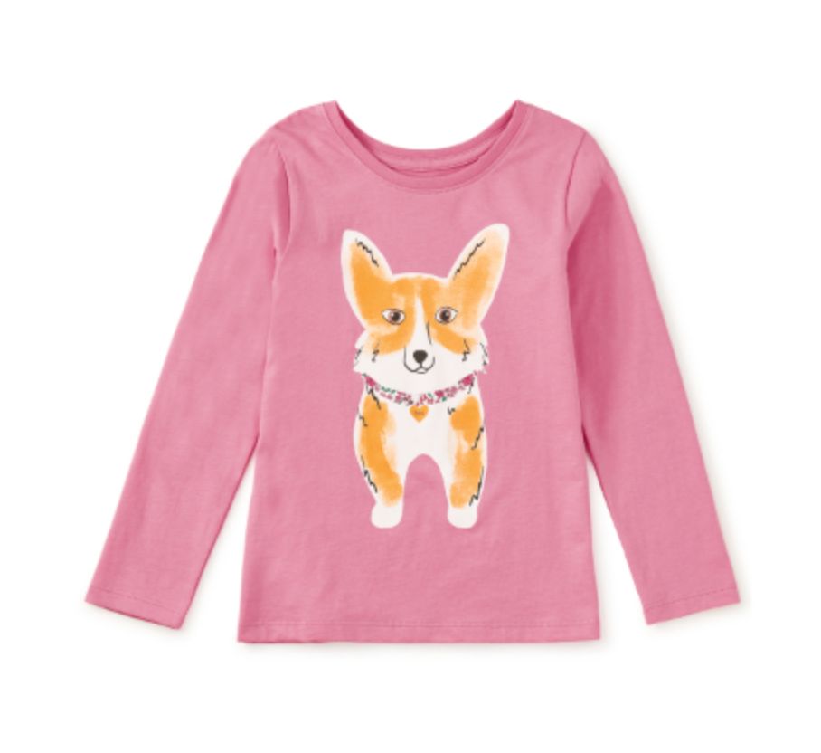 Corgi Love Double Sided L/S Tee