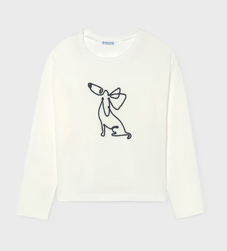 7060 L/S Tee with Scarf