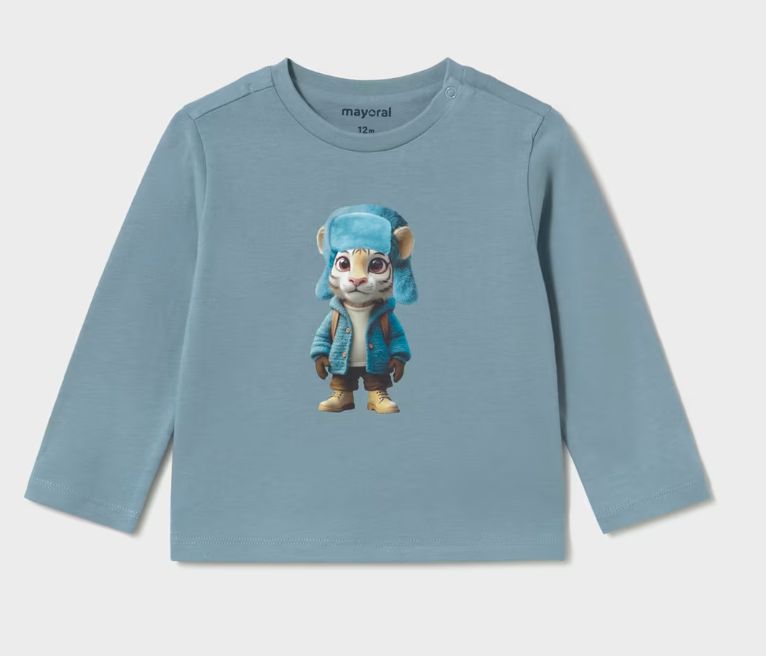 2016 tiger print l/s shirt